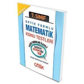7. SINIF OPTİK FORMLU MATEMATİK K.T - ÇÖZÜM YAYINLARI