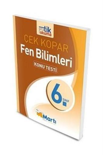 6.SINIF FEN BİLİMLERİ POŞET TEST OPTİK FORMLU - MARTI YAYINLARI