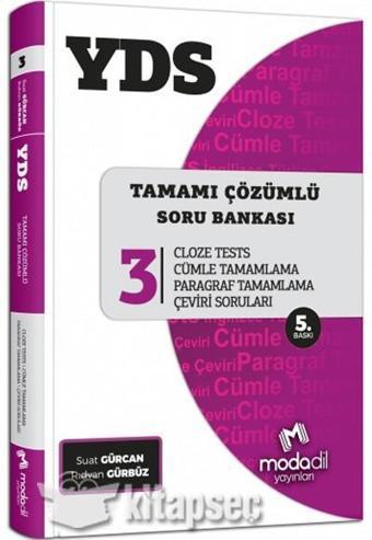 Modadil Yayınları YDS SORU BANKASI SERİ 3 - Modadil Yayınları