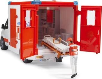 Bruder Mercedes Benz Sprinter Sirenli Ambulans Ve Ekibi 02676 Lisanslı Ürün