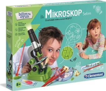 Clementoni Bilim ve Oyun - İlk Mikroskop Setim Lisanslı Ürün