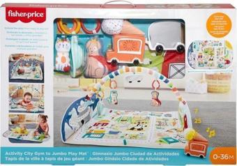 Fisher-Price Şehir Macerası Jumbo Jimnastik Merkezi GJD41 Lisanslı