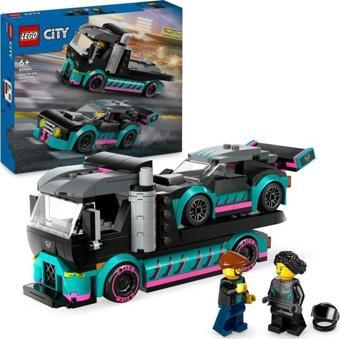 LEGO City Yarış Arabası ve Araba Taşıyıcı Kamyon 60406 Lisanslı Ürün +6 Yaş (328 Parça)