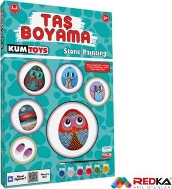 Taş Boyama Seti Kumtoys BuBu Taş Boyama Seti