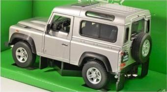 Welly Land Rover Defender 1:24 Gümüş Model Araba