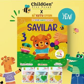 Childgen Sayılar Ilk Oyun Hamuru Aktivitesi Ve 3 x 125 gr Doğal Oyun Hamuru