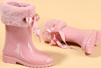 IGOR Campera Charol Soft Kız Çocuk Su Geçirmez Yağmur Kar Çizmesi W10239 Pembe