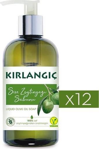 KIRLANGIÇ 400 ML ZEYTİNYAĞLI VEGAN  SIVI SABUN * 12 ADET