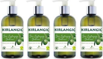 KIRLANGIÇ 400 ML ZEYTİNYAĞLI VEGAN SIVI SABUN * 4 ADET