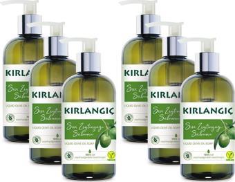 KIRLANGIÇ 400 ML ZEYTİNYAĞLI VEGAN SIVI SABUN * 6 ADET