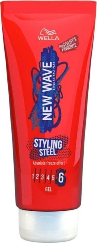 Wella New Wave Styling Steel 6 Hair Gel 200 ml Saç Jölesi