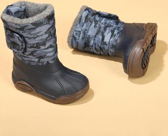 IGOR Topo Ski Camo Erkek Çocuk Su Geçirmez Yağmur Kar Botu W10210 Lacivert