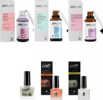 Joy Line Serum 3'lü Set + Kalyon Sertleştirici,Bakım Yağı,Et Temizleyici