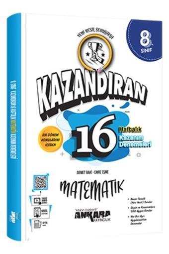 Ankara 8. Sınıf Lgs Matematik 1. Dönem Kazandıran 16 Haftalık Deneme 2023 - Ankara Yayıncılık