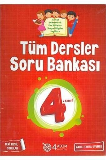 4 Adım Yayınları 4. Sınıf Tüm Dersler Soru Bankası - 4 Adım Yayınları