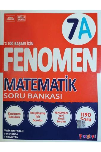 7.Sınıf Yeni Matematik - A - Soru Bankası - Gama Fenomen - Fenomen Kitaplar