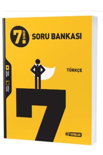 7. Sınıf Türkçe Soru Bankası Hız Yayınları (Güncel İçeriğe Sahiptir) - Hız Yayınları