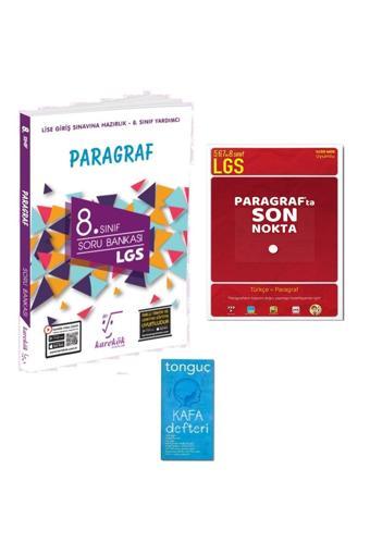 8. Sınıf Paragraf Soru Bankası Ve Paragrafta Son Nokta Soru Bankası Seti Kafa Defteri Hediye - Tonguç Akademi