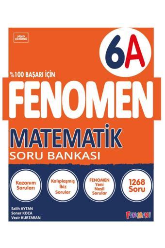 FENOMEN 6.SINIF MATEMATİK (A) SORU BANKASI - Üç Dört Beş Yayınları