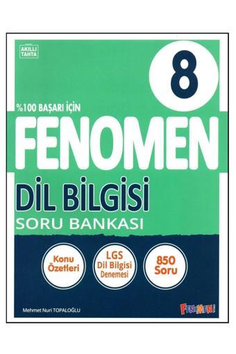 Fenomen 8. Sınıf LGS Dil Bilgisi Soru Bankası - Üç Dört Beş Yayınları