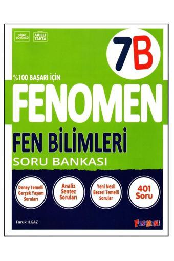 Fenomen 7. Sınıf Fen Bilimleri Soru Bankası (B) - Fenomen Yayıncılık