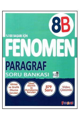 Fenomen 8. Sınıf Paragraf Soru Bankası B Serisi - Fenomen Yayıncılık