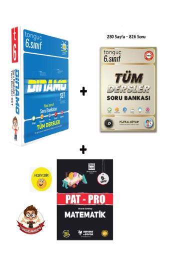 6. Sınıf Dinamo Tüm Dersler Soru Bankası Set + 6. Sınıf Tüm Dersler Soru Bankası (Pat Pro Hediyeli) - Tonguç Yayınları