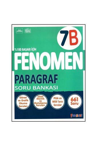 Fenomen Yayınları 7.sınıf (B) Paragraf Soru Bankası - Tonguç Yayınları