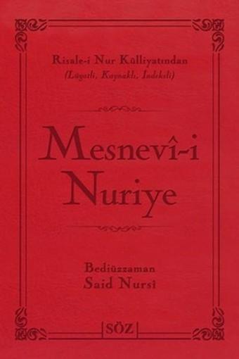 Mesnevi-i Nuriye (Çanta Boy - İki Renk) - Bediüzzaman Said-i Nursi - Söz Basım Yayın