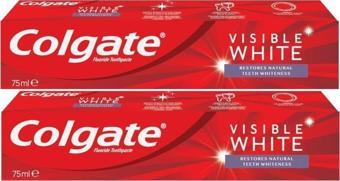 Colgate Diş Macunu Visible White/Görünür Beyazlık 75 ml 2'li