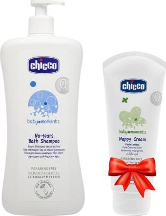 Chicco Göz Yakmayan Saç ve Vücut Şampuanı 750ml + Pişik Önleyici Krem 100ml