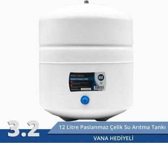 Promax 12 Litre Su Arıtma Tankı NSF Onaylı , Tüm Arıtma Cihazlarıyla Uyumlu