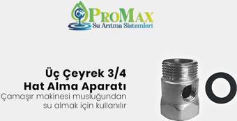 Promax Su Arıtma Cihazı Kurulumu Için Üç Çeyrek 3/4 Hat Alma Aparatı