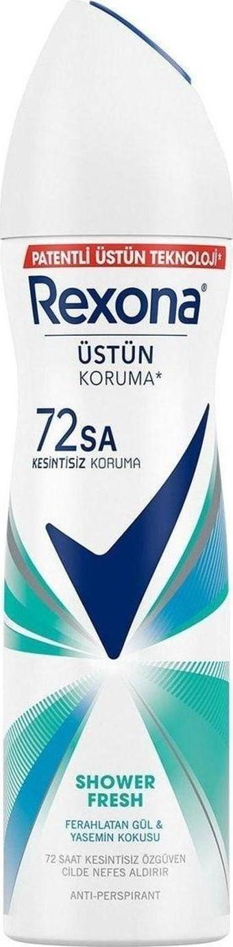 Rexona Woman Sprey Deodorant Shower Fresh 72 Saat Kesintisiz Üstün Koruma 150 ml