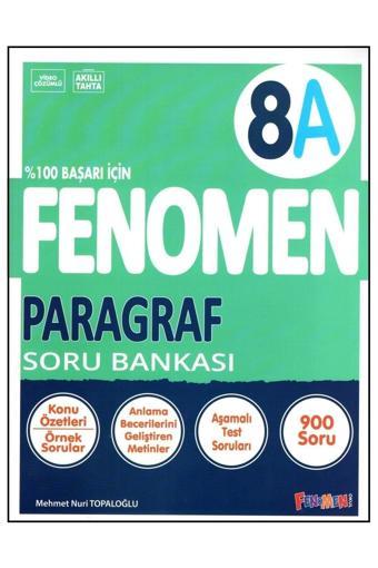 Fenomen Okul Yayınları Lgs 8. Sınıf Paragraf A Soru Bankası