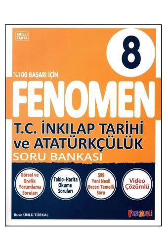 Fenomen 8. Sınıf LGS İnkılap Tarihi ve Atatürkçülük Soru Bankası - Gama Yayınları