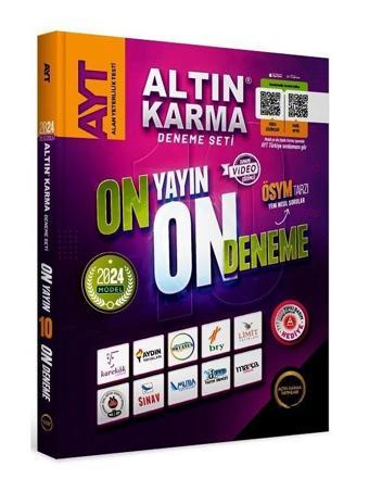 Altın Karma 2024 YKS AYT 10+1 Deneme Seti Video Çözümlü Altın Karma Yayınları - Altın Karma Yayınları