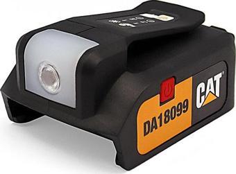 CAT DA18099 18Volt 2A Çift Çıkışlı USB Port + LED Fener (Akü Dahil Değildir)