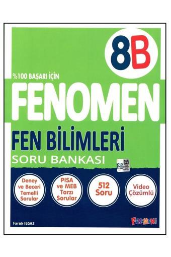 Fenomen 8. Sınıf Fen Bilimleri (b) Soru Bankası - Tonguç Yayınları