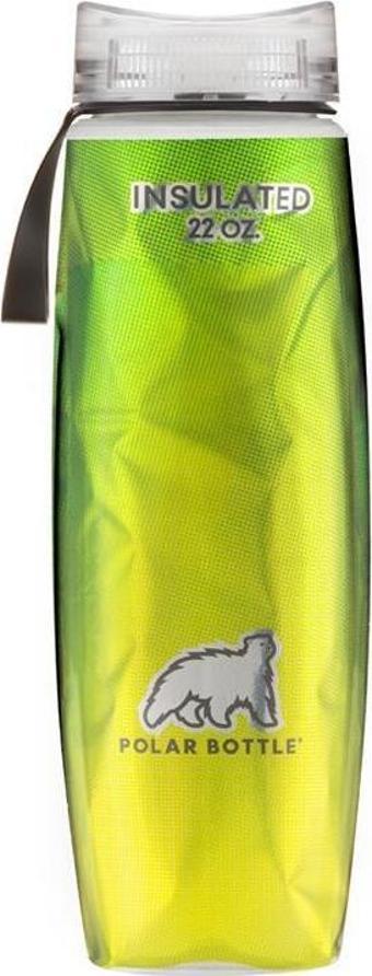 Polar Bottle Ergo Insulated Halftone Termos 0.65 Litre-YEŞİL