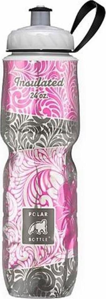 Polar Bottle Insulated Graphic Termos 0.70 Litre-PEMBE-GRİ