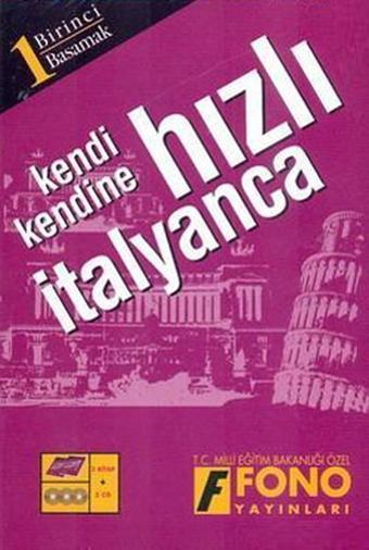 Hızlı İtalyanca 1.Basamak Seti (2 Kitap 2 CD) - Kutulu - Fono Yayınları