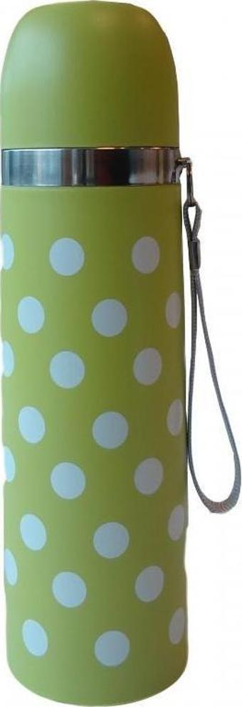 Sema Baby Puantiyeli Bebek Termosu 500 ml - Yeşil