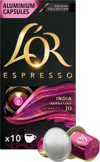 L'OR Espresso Origin India 10 Kapsül Kahve 10 Adet