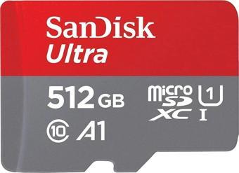 Sandisk 512GB Ultra Microsdxc 150MB/S UhsI Hafıza Kartı SDSQUAC-512G-GN6MN