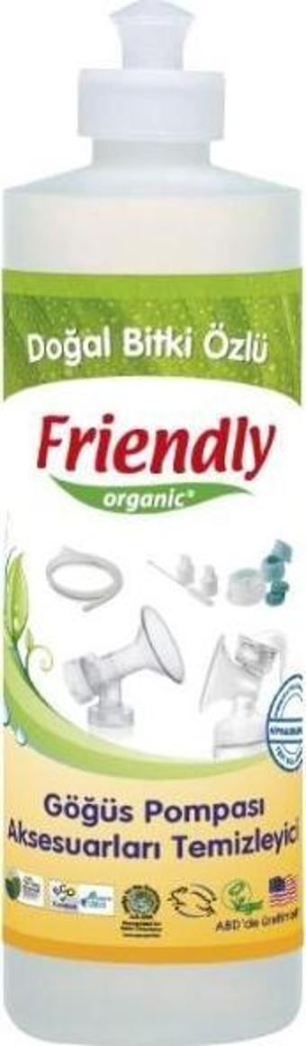 Friendly Organic Göğüs Pompası Aksesuarları Temizleyici - 473 ml