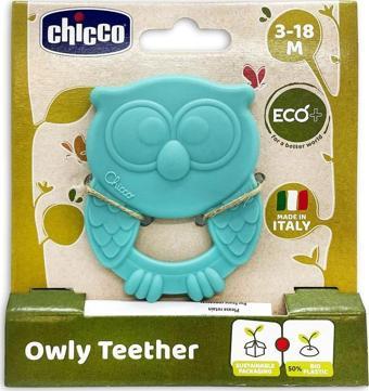 Chicco Owly Diş Kaşıyıcı 3-18 Ay - Mavi