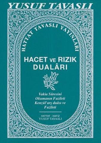 Hacet ve Rızık Duaları (Cep Boy) (C13) - Yusuf Tavaslı - Tavaslı