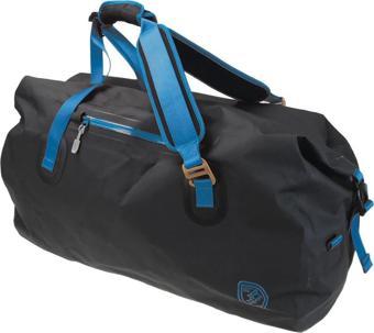 Jr Gear Roll Top Vinyl Duffel Su Geçirmez Spor Çanta 30 Litre-SİYAH-MAVİ