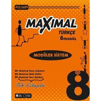 Artı Zeka Yayınları 8 Sınıf Maxımal Türkçe Modüler Sistem Seti (6 Modül)